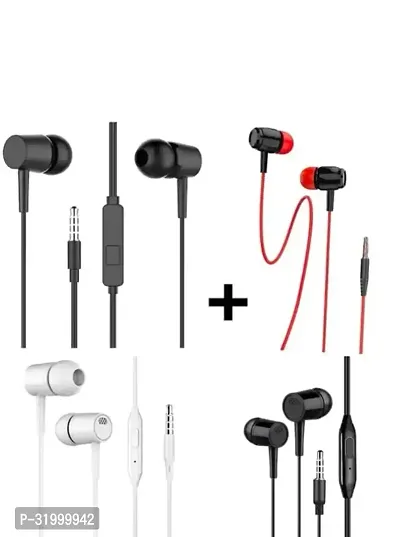 Stylish Wired Earphone, Pack of 4-thumb4