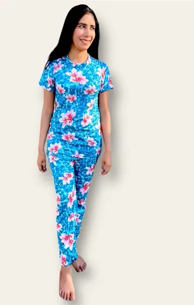 NEW IN!! Floral Night Suit Set For Women