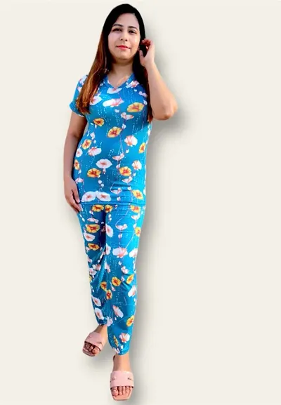 NEW IN!! Floral Night Suit Set For Women