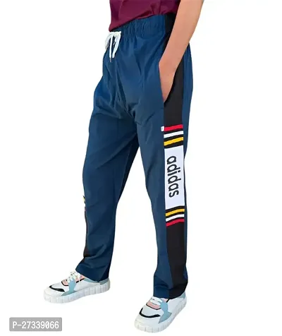 Classic Polyester Blend Track Pants for Men-thumb0