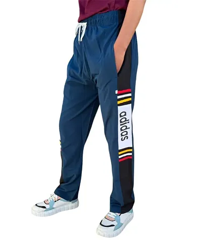Classic Polyester Blend Track Pants for Men