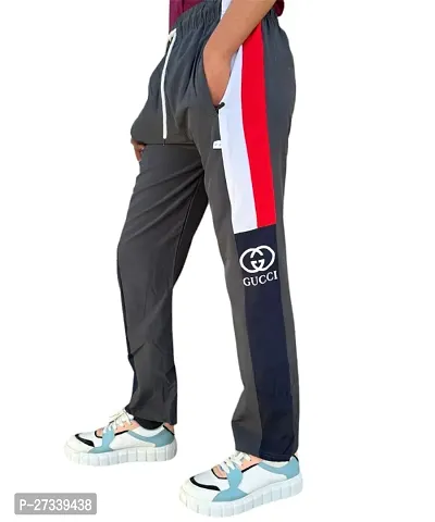 Classic Polyester Blend Track Pants for Men