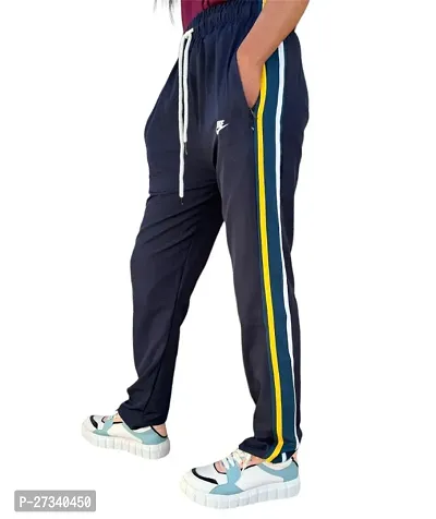 Classic Polyester Blend Track Pants for Men