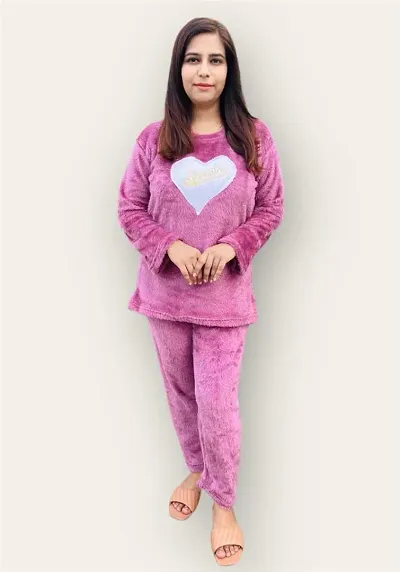 Hot Selling Wool Night Suits Women's Nightwear 