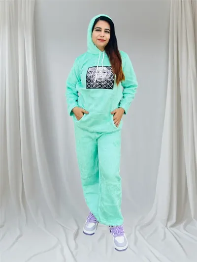 Hot Selling Fleece Night Suits Women's Nightwear 