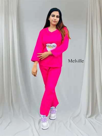 New In Fleece Night Suits Women's Nightwear 