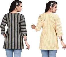 Stylish Women Cotton Kurta Pack of 2-thumb1