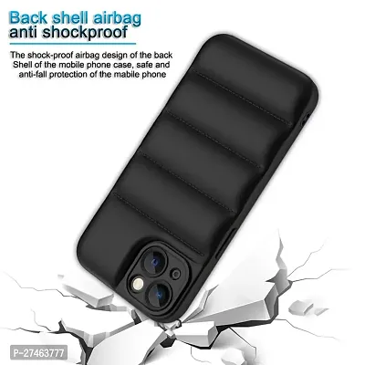 KOVERZ  Case Camera Protection Soft Back Cover for Apple iPhone 13 - Black-thumb2