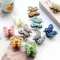 Pack of 3 New Trendy Butterfly Hair Claw Clips, Matte Butterfly, Acrylic Hair claw, Hair Accessories , Acetate Hair Claw for girls  women-thumb2