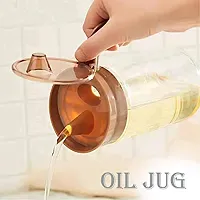 600 Ml Cooking Oil Dispenser Leakproof Glass Oil Bottle Can Automatic Opening Seasoning Dispenser With Handle-thumb2