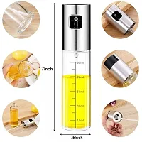 Oil Sprayer For Cooking 100Ml Glass Oil Dispenser Bottle Spray Mister Refillable Food Grade Oil Vinegar Spritzer Sprayer Bottles For Kitchen, Air Fryer, Salad, Baking, Grilling, Frying-thumb1