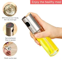 Oil Sprayer For Cooking 100Ml Glass Oil Dispenser Bottle Spray Mister Refillable Food Grade Oil Vinegar Spritzer Sprayer Bottles For Kitchen, Air Fryer, Salad, Baking, Grilling, Frying-thumb2