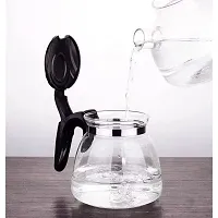 Tea Pot Set With Infuser By Cracker Loose Leaf Stove Top Glass Teapot Kettle-1Ltr-thumb1
