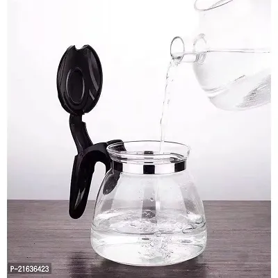 Tea Pot Set With Infuser By Cracker Loose Leaf Stove Top Glass Teapot Kettle-1Ltr-thumb2