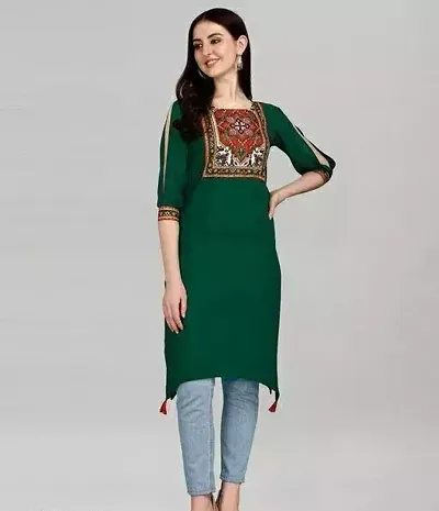 Elegant Rayon Kurta For Women