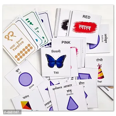 ILEARNNGROW Hindi Learning Kit - Activity Book for Kids to Learn Hindi Effectively and Develop Language Command with 15 Interactive Worksheets for Age 2 - 6 Years-thumb2