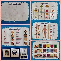 ILEARNNGROW Hindi Learning Kit - Activity Book for Kids to Learn Hindi Effectively and Develop Language Command with 15 Interactive Worksheets for Age 2 - 6 Years-thumb2