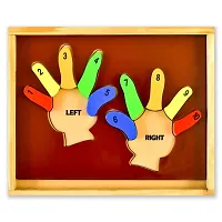 Ilearnngrow Left Hand and Right Hand Learn The Counting Kids M for 2-12 Years Unisex Kids-thumb1