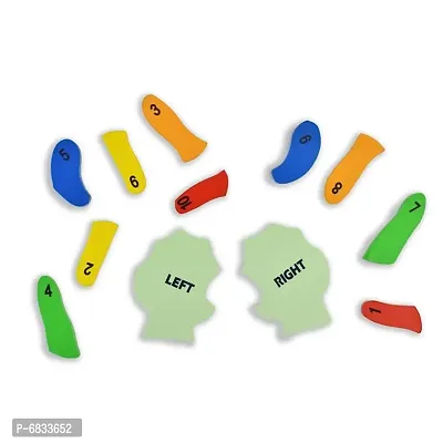 Ilearnngrow Left Hand and Right Hand Learn The Counting Kids M for 2-12 Years Unisex Kids-thumb4