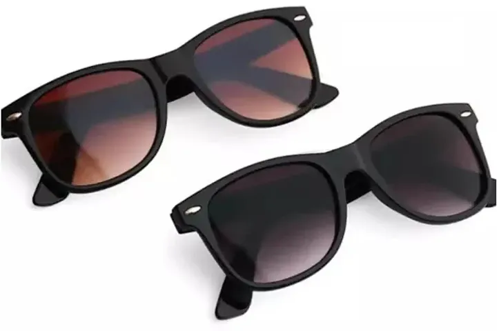 Fabulous Plastic Sunglasses For Men and Women Pack Of 2