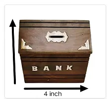 Premium Quality Wood Money Bank Pack Of 1-thumb1