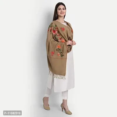 Elite Beige Cotton Self Design Dupattas For Women