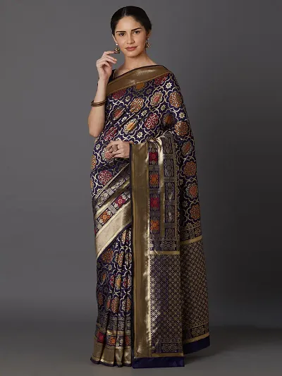 Attractive Cotton Silk Saree with Blouse piece 