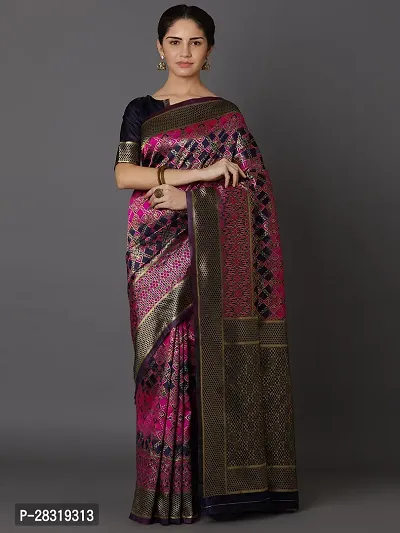 SHAVYA Woven Banarasi Saree For Women Multicolor Color