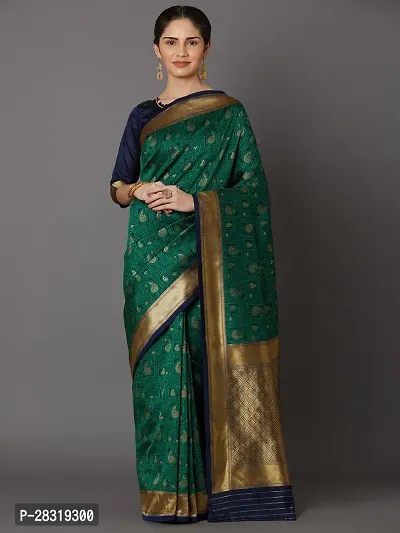 SHAVYA Self DesignWoven Banarasi Saree For Women Multicolor Color