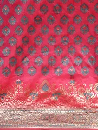 Shavya Woven Bollywood Art Silk Saree (Pink)-thumb2