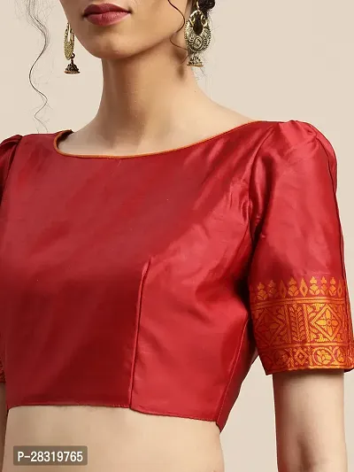 Classic Art Silk Saree with Blouse Piece for Women-thumb3