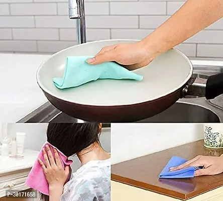 Magic Towel Drying Reusable Water Absorbent Cleaning Cloth for Kitchen (pack of 2)-thumb4