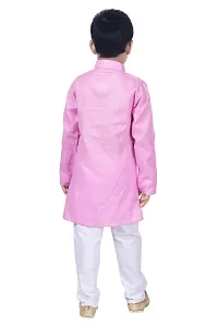 Stylish Fancy Designer Cotton Kurta With Bottom Wear Set For Kids-thumb1