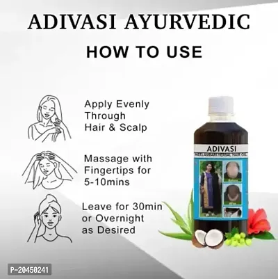 Adivasi AyurVedic Hair Oil - Hair Regrowth Hair Oil  (100 ml)-thumb2
