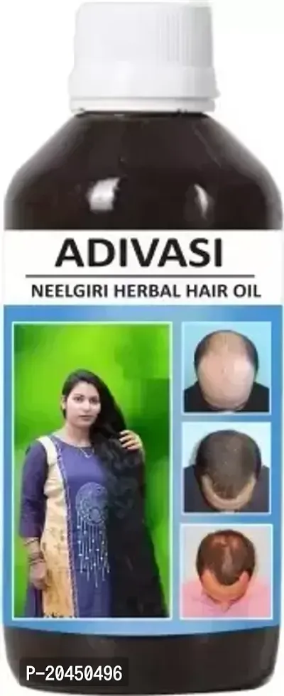 Adivasi Herbal Premium quality hair oil for hair Regrowth Hair Oil (100ML)-thumb0
