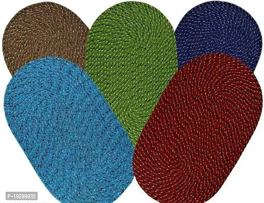 Trendy Cotton Door Mats Pack of 5-thumb0