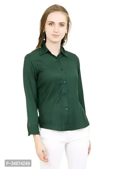 Latest Stylish Cotton Blend Shirt for women-thumb0