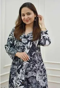 Stylish Rayon Printed Kurta Bottom Set for Women-thumb3