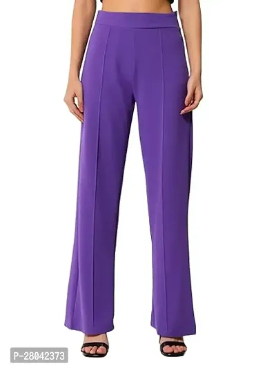 KOTTY Womens Polyester Blend Straight Fit Trousers
