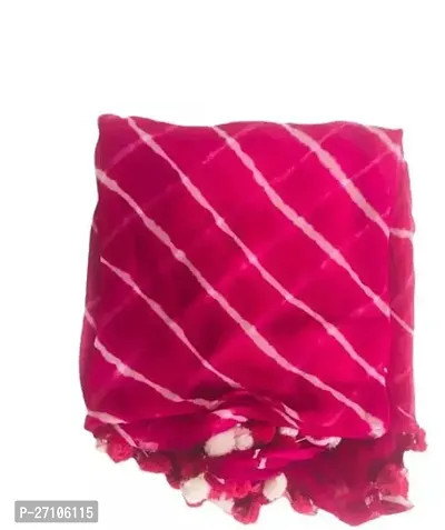 Fancy Pink Cotton Dupattas For Women-thumb0