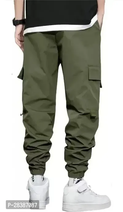 Stylish Cotton Blend Cargo For Men-thumb2