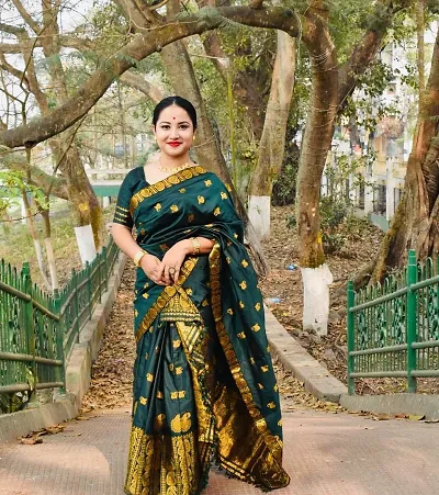 Elegant Saree with Blouse piece For Women