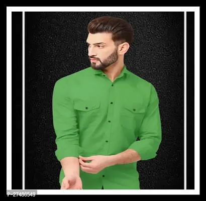 Reliable Cotton Blend Casual Shirts For Men-thumb0