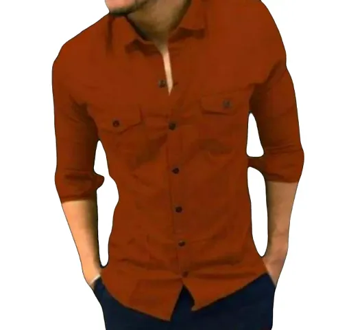 Reliable Blend Casual Shirts For Men