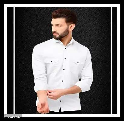 Reliable Cotton Blend Casual Shirts For Men-thumb0