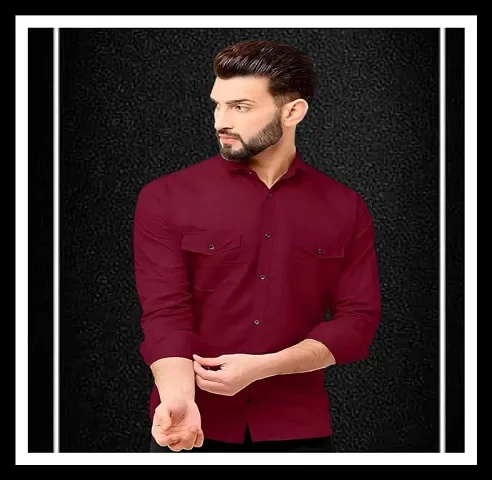 Best Selling Cotton Blend Long Sleeves Casual Shirt 