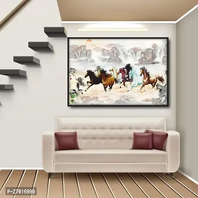 vastu seven horse wallpaper