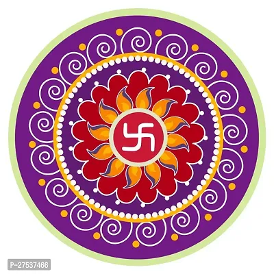 Beautiful Decorative Rangoli Sticker For Puja Room / Holi / Diwali Festivals Home Decorati