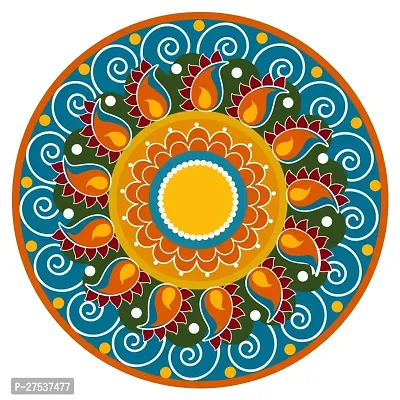 Beautiful Decorative Rangoli Sticker For Puja Room / Holi / Diwali Festivals Home Decorati-thumb0