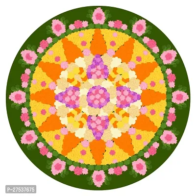 Beautiful Decorative Rangoli Sticker For Puja Room / Holi / Diwali Festivals Home Decorati-thumb0